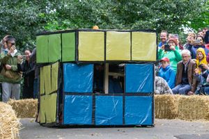 The Cube at the 2025 Aachen Seifenkistenrennen