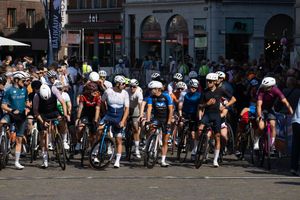 The casual athletes before the race-start