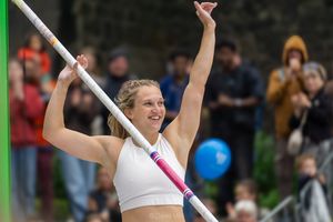 Nikola Poschlova at the 20th NetAachen Domspringen