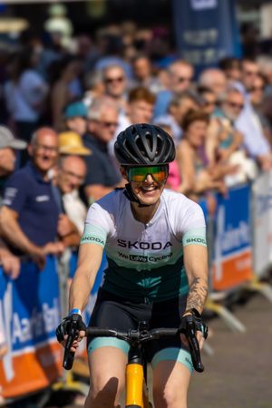 An Athlete from Aachen smiling all the way