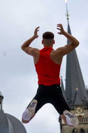 Hendrick Müller at the 20th NetAachen Domspringen