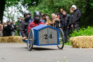 Das blaue Wundern at the 2025 Aachen Seifenkistenrennen