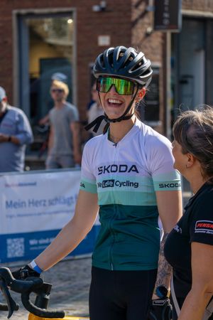 A athlete from Aachen after the race